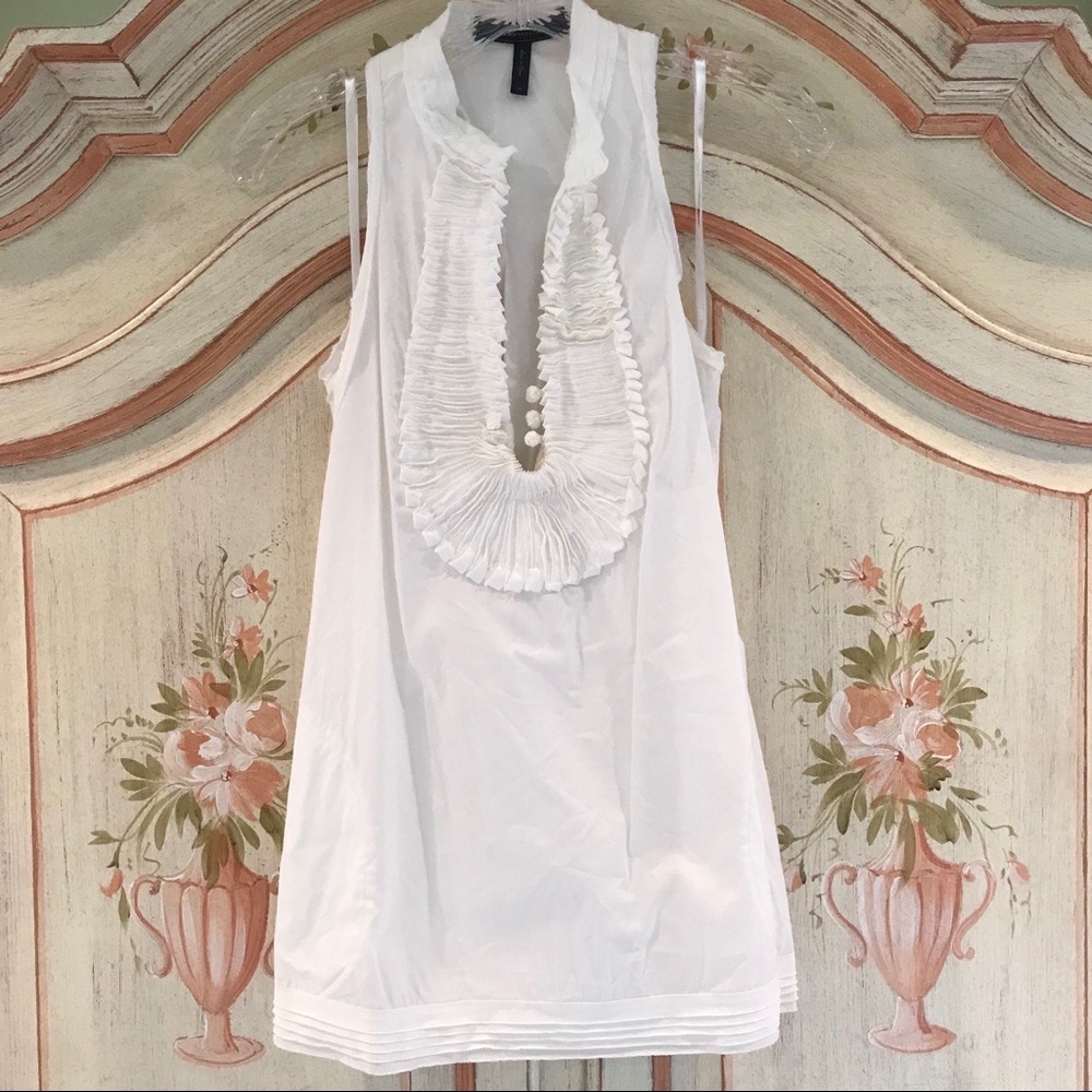 BCBG A-Line Racer Back Blouse